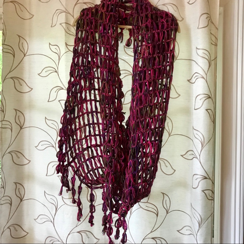 Open Knit Infinity Scarf
